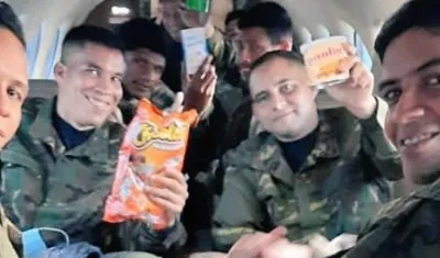 Los militares venezolanos.