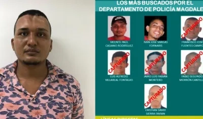 Vicente Paul Casiano Rodríguez, alias 'Tres Perras', aparecía en el cartel de los más buscados. 