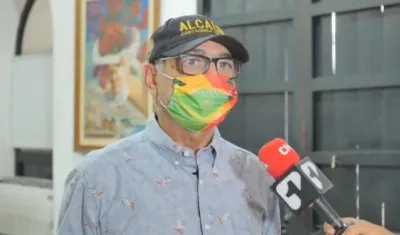 William Dau Chamat, alcalde de Cartagena.