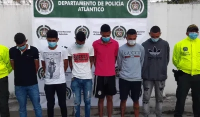 Los capturados quedaron a disposición de la Fiscalía. 