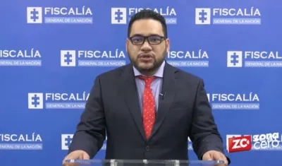 Eduardo Alirio Calderón, director especializado de la Fiscalía contra la corrupción. 