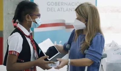 La Gobernadora del Atlántico, Elsa Noguera.