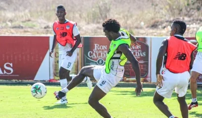 Entrenamiento de Junior. 