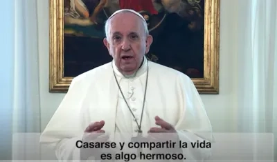 Mensaje del Papa Francisco a los jóvenes.