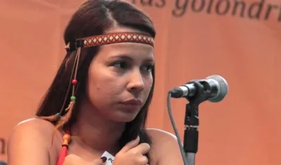 Fadir Delgado, poetisa barranquillera.