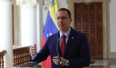 El Canciller venezolano Jorge Arreaza.