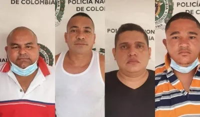 Presuntos integrantes de 'Los Milagrosos'.