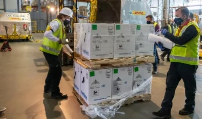 Las vacunas que llegaron.