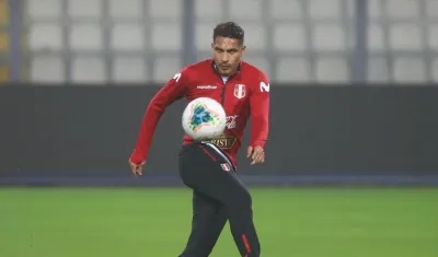 Paolo Guerrero, delantero peruano. 