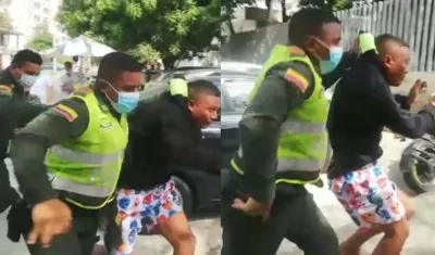 Uno de los indiciados por el doble crimen en Caribe Verde fue ingresado rápidamente a Medicina Legal.