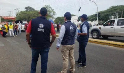 Funcionarios de la Procuraduría estuvieron presentes en algunas marchas en Colombia.