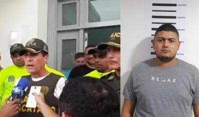 A la izquierda, Rodolfo 'Fito' Acosta tras su liberación; a la derecha, Rafael Antonio Almanza García.