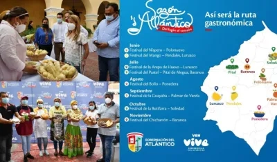 ‘Sazón Atlántico’ seguirá apoyando a matronas, productores y campesinos, en el marco de la campaña de reactivación ‘Ven vive Barranquilla, vive Atlántico’.