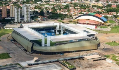 Arena Pantanal, estadio de Cuiabá. 