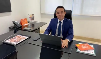 Eder Nicolás Heras Cueto, gerente general de Espumados del Litoral. 