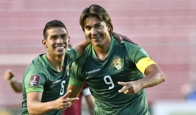 Marcelo Moreno Martins celebra uno de sus tantos. 