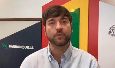 El Alcalde de Barranquilla, Jaime Pumarejo.