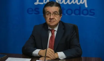 El Ministro de Salud, Fernando Ruiz Gómez.