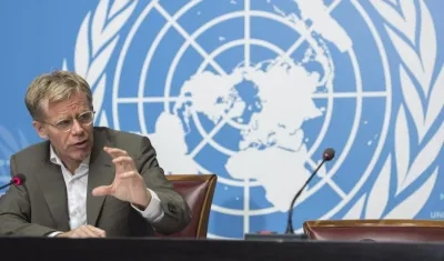 Representante de la OMS, Bruce Aylward.