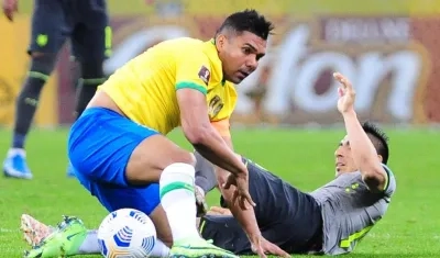 Casemiro, capitán de Brasil. 