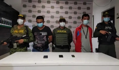 Los dos capturados en el departamento de Sucre. 