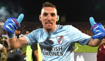 Franco Armani, arquero de la Selección Argentina.