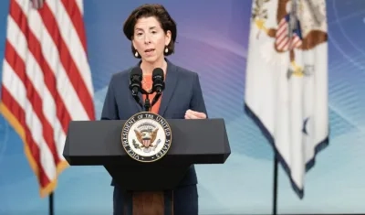 La secretaria de Comercio de EE.UU., Gina Raimondo.