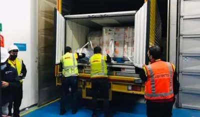 Las vacunas que llegaron.