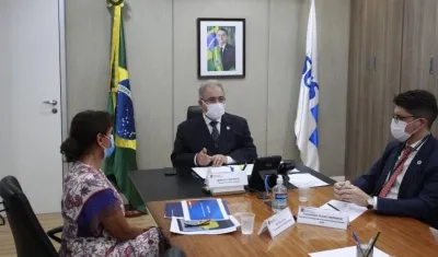 Marcelo Queiroga, ministro de Salud de Brasil. 