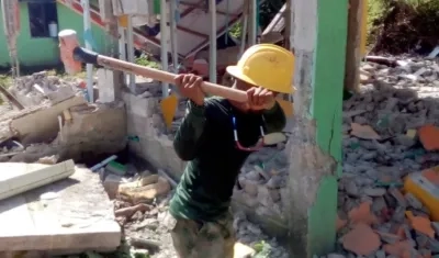 Imagen de los trabajos.