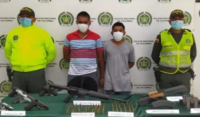 Fabio José Pava Cruzatti, alias 'El Mata Burra'; y Maicol Antonio Vargas Valencia, alias 'Pava'.