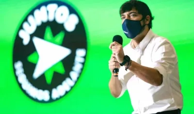 El Alcalde Jaime Pumarejo durante la rendición de cuentas 2020.