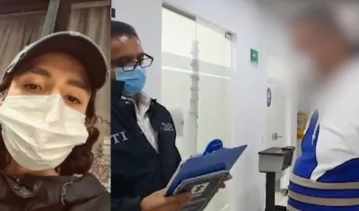 Santiago Murillo Meneses y el mayor Jorge Mario Molano Bedoya.