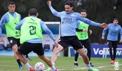 Edinson Cavani, goleador uruguayo. 
