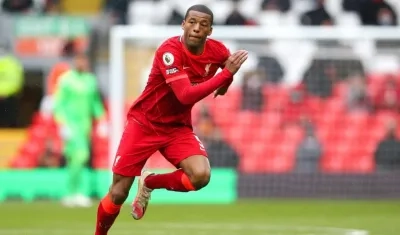 Georginio Wijnaldum, jugador holandés. 