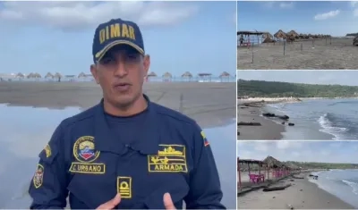 Capitán del Puerto de Barranquilla, capitán de fragata Carlos Urbano Montes.