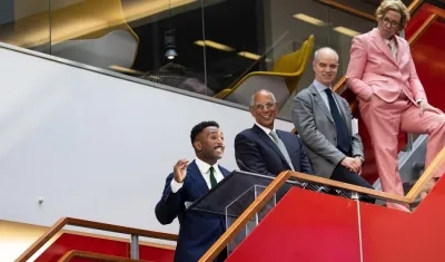  Wesley Morris, Dean Baquet, Joe Kahn y Carolyn Ryan, un grupo de editores de NYT.