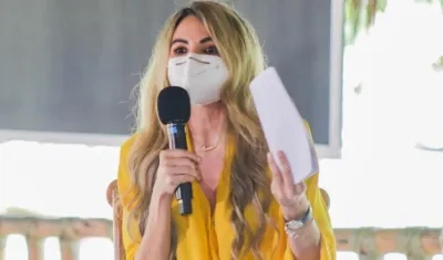 La viceministra de Ciencias, Ana María Aljure.