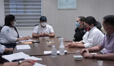 Consejo Extraordinario de Seguridad en Puerto Colombia.