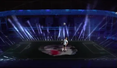 Homenaje a Maradona. 