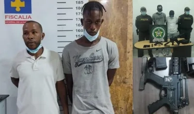 Los capturados quedaron a disposición de la Fiscalía. 