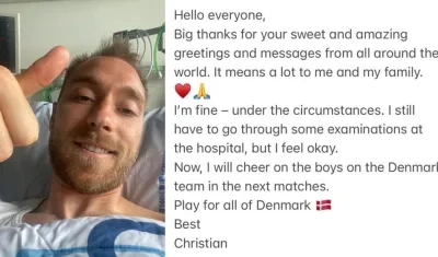 El danés Christian Eriksen.