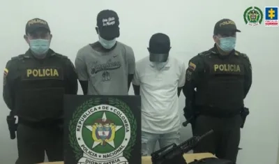 Iver Tomás Banguera Flórez y Jhon Alex Zúñiga Vidal.