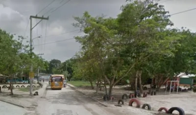 Aspecto del barrio San José, en Malambo, donde ocurrió el doble crimen. 
