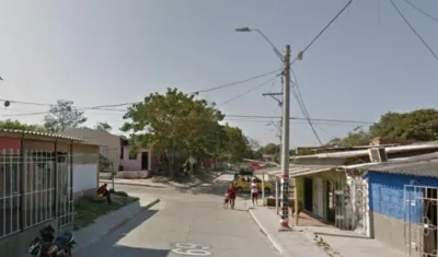 Diagonal 69 con carrera 10, barrio El Bosque, donde ocurrieron los hechos. 