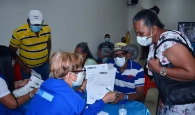 Las víctimas del conflicto armado se mostraron satisfechas con la indemnización. 