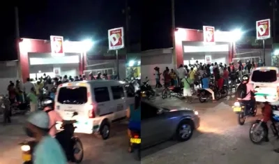 El crimen ocurrió al interior de este supermercado.