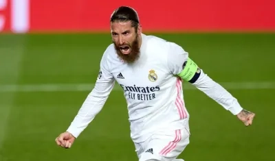 Sergio Ramos, defensa español. 