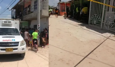 El CTI de la Fiscalía hizo presencia en el lugar del crimen. 
