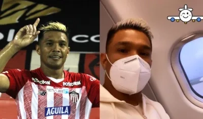 Teófilo Gutiérrez, delantero de Junior. 